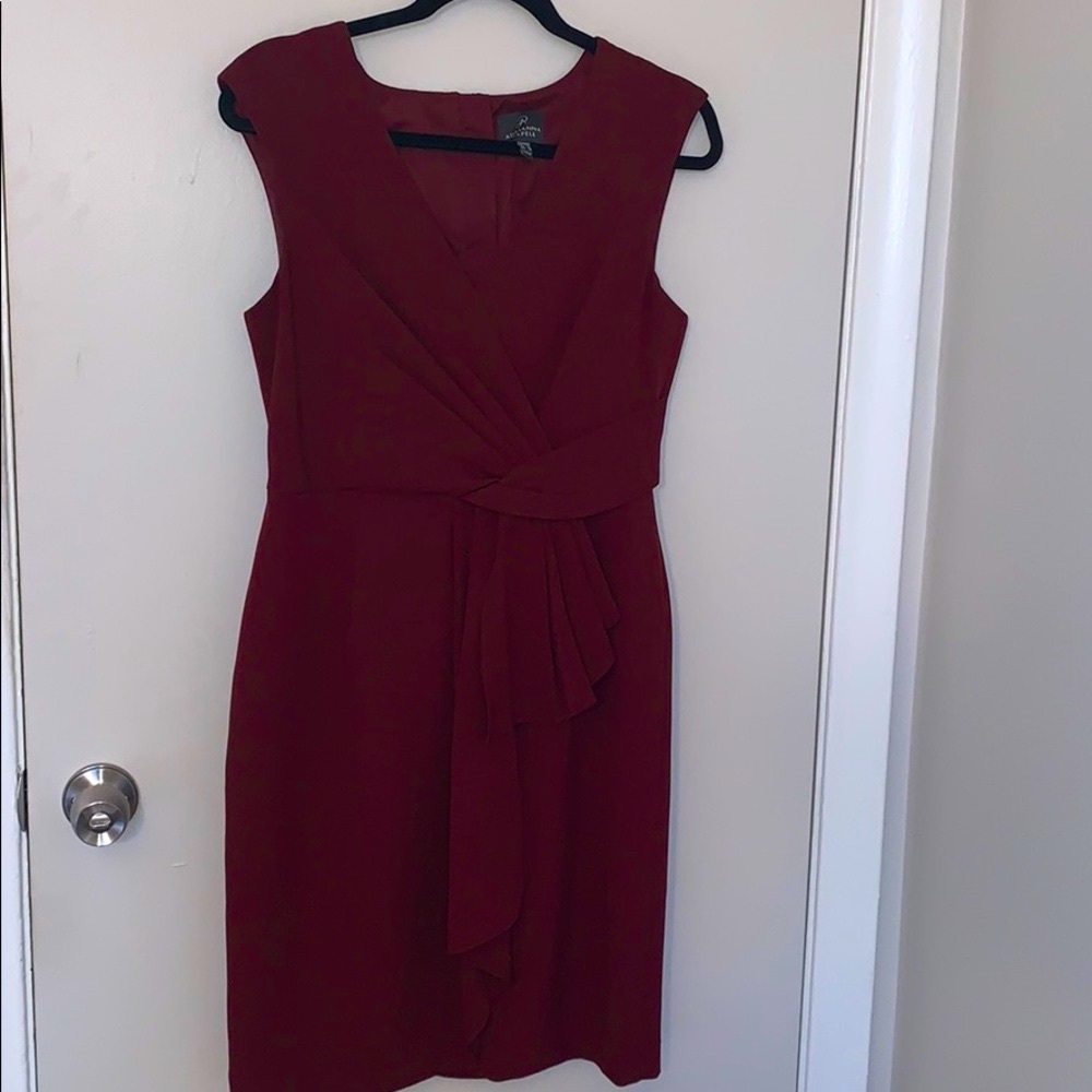Adrianna Pappel Draped Sheath Dress